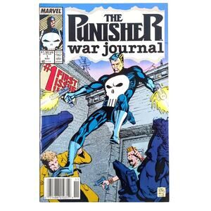 Punisher War Journal #1 Marvel 1988 VF Newsstand 1st Issue Comic Book Jim Lee